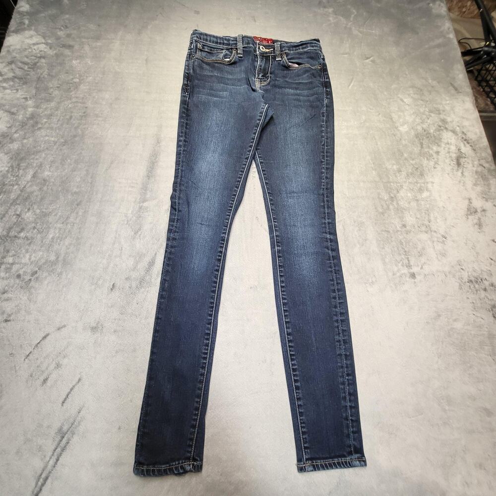 Lucky Brand Jeans Womens 2 Blue Brooklyn Skinny Medium Wash Zip Fly Denim Pants